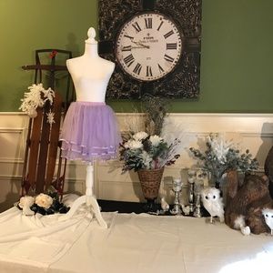 Lavender Purple Tulle skirt